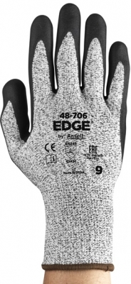 Manusi Edge 48706 Ansell, impotriva abraziunilor si taieturilor din nitril 
